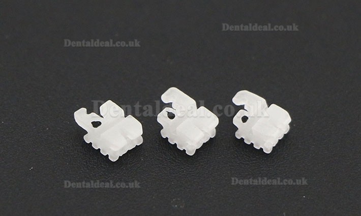 5Pack/20Pcs Dental Orthodontic Ceramic Bracket Braces ROTH 022 345 Hooks