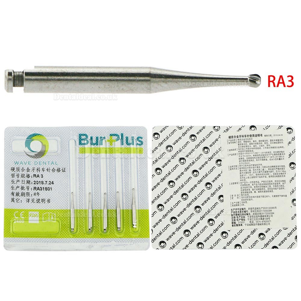 Dental SBT Low Speed Tungsten Carbide Round Latch Burs Drill RA 1 2 3 4 5 6 7 8