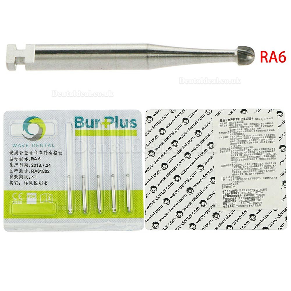 Dental SBT Low Speed Tungsten Carbide Round Latch Burs Drill RA 1 2 3 4 5 6 7 8