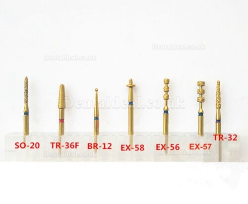 7 Pcs Dental Preparation Burs Porcelain Veneer Dental Burs