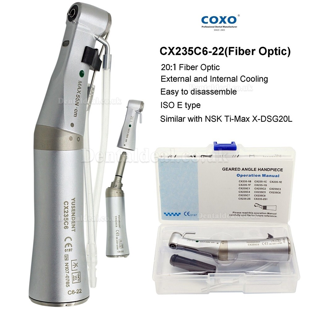 YUSENDENT COXO C-Sailor Pro+ Dental Implant Surgery Motor System with 2Pcs Contra-Angle LED Handpiece