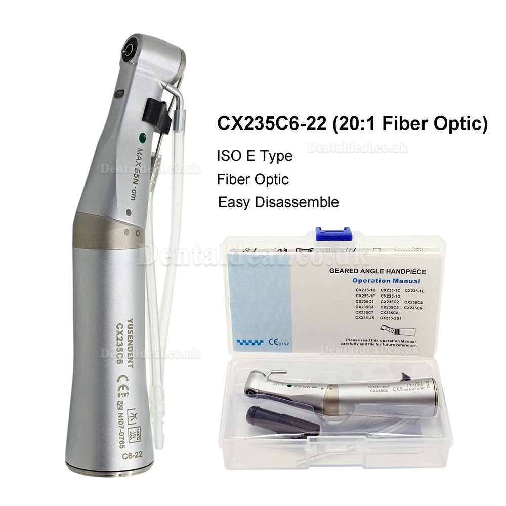 YUSENDENT COXO CX235C6-22 Dental LED 20:1 Contra Angle Implant Handpiece