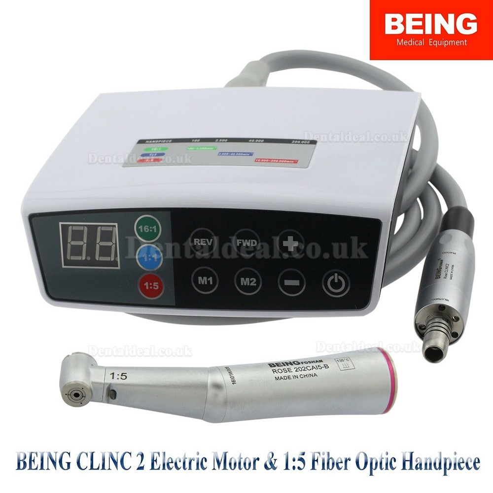 BEING Rose CLINC2 Electric Dental Handpiece Motor System Compatible with KaVo INTRA LUX