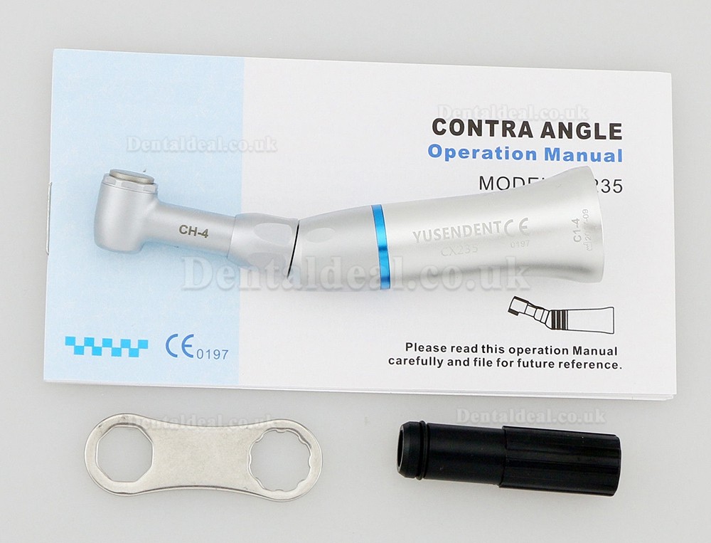 Yusendent COXO C1-4 Contra Angle 1:1 Low Speed Push Button Handpiece