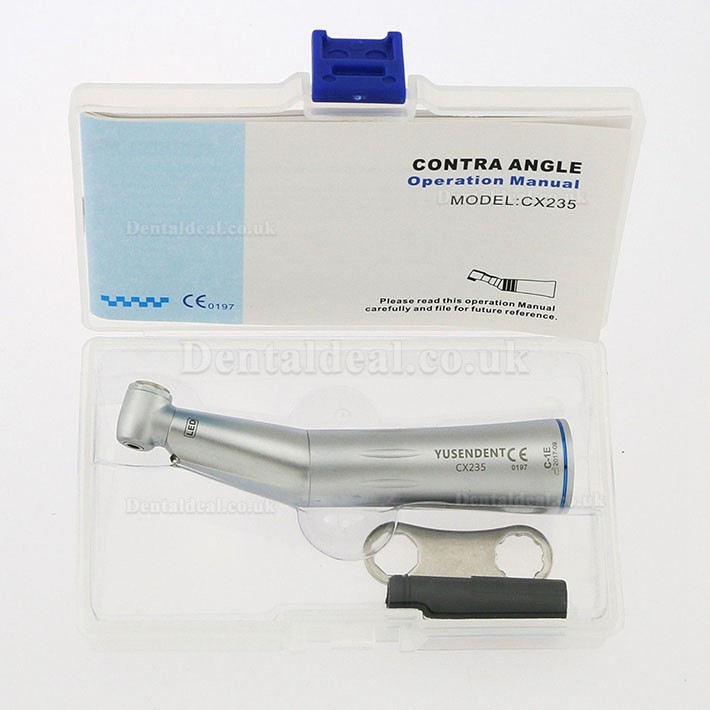 YUSENDENT COXO CX235-1E Dental Inner Water LED E-generator Contra Angle Handpiece