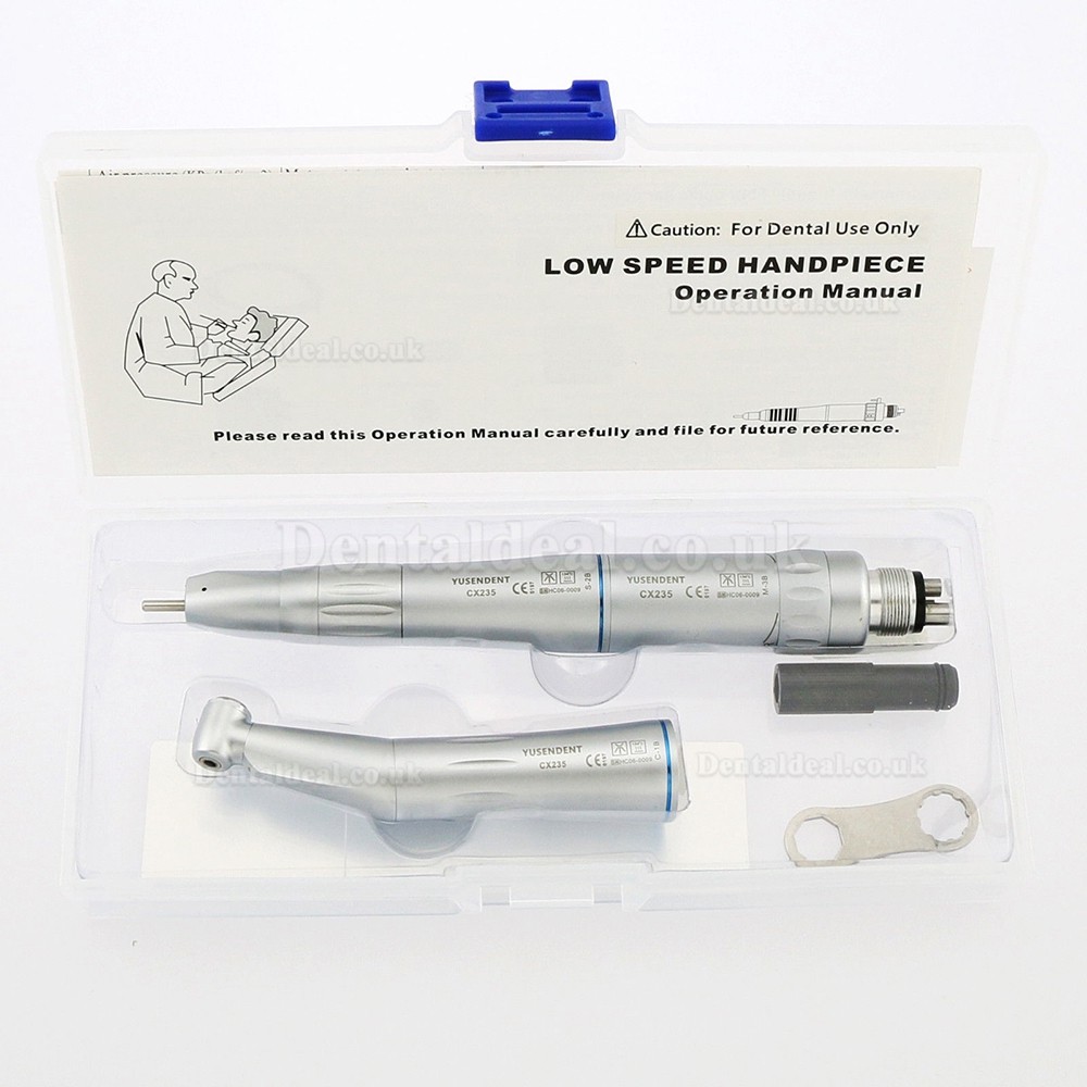 Yusendent COXO CX235-B Inner Water Low Speed Contra Angle Air Motor Straight Handpiece Kit