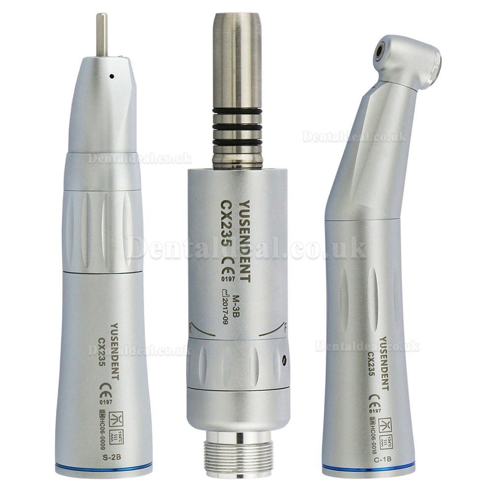 Yusendent COXO CX235-B Inner Water Low Speed Contra Angle Air Motor Straight Handpiece Kit