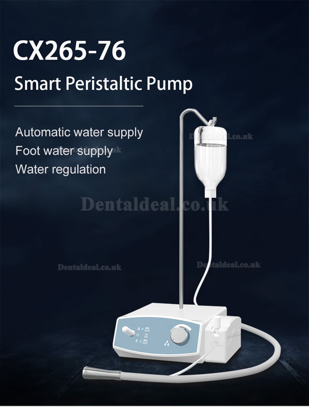 COXO CX265-76 Smart Peristaltic Pump For Dental Electric Motor with Water Supply System