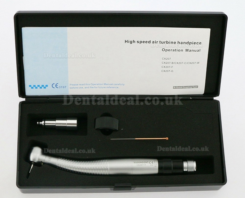 YUSENDENT COXO CX207-F-PQ E-Generator LED High Speed Handpiece 2/4 Hole NSK Phatelus Coupler