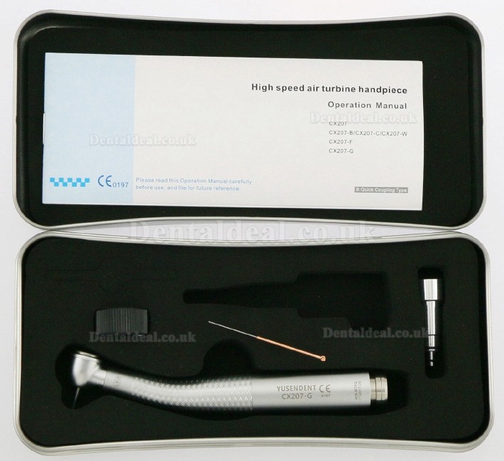 YUSENDENT® CX207-GW-TP Dental Led Turbine Handpiece Compatible W&H (NO Quick Coupler)