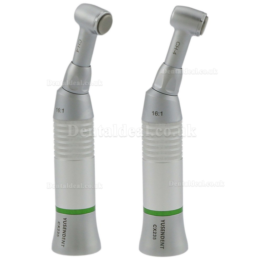 YUSENDENT CX235 C4-4 Endo Contra Angle 16:1 Dental Push Botton Handpiece