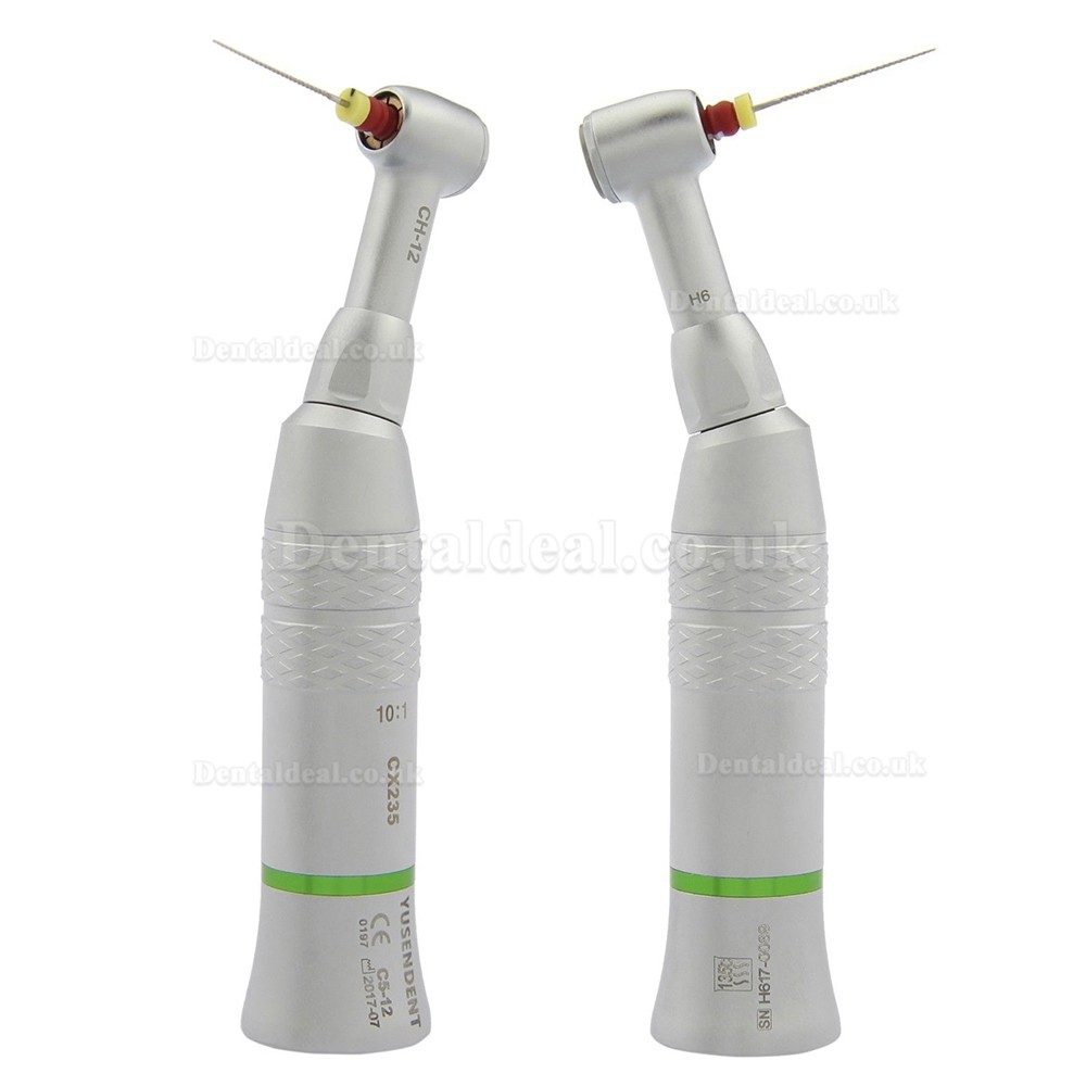 Yusendent CX235C5-12 Endo Contra Angle 10:1 Reduction 90°Reciprocate Handpiece Hand File