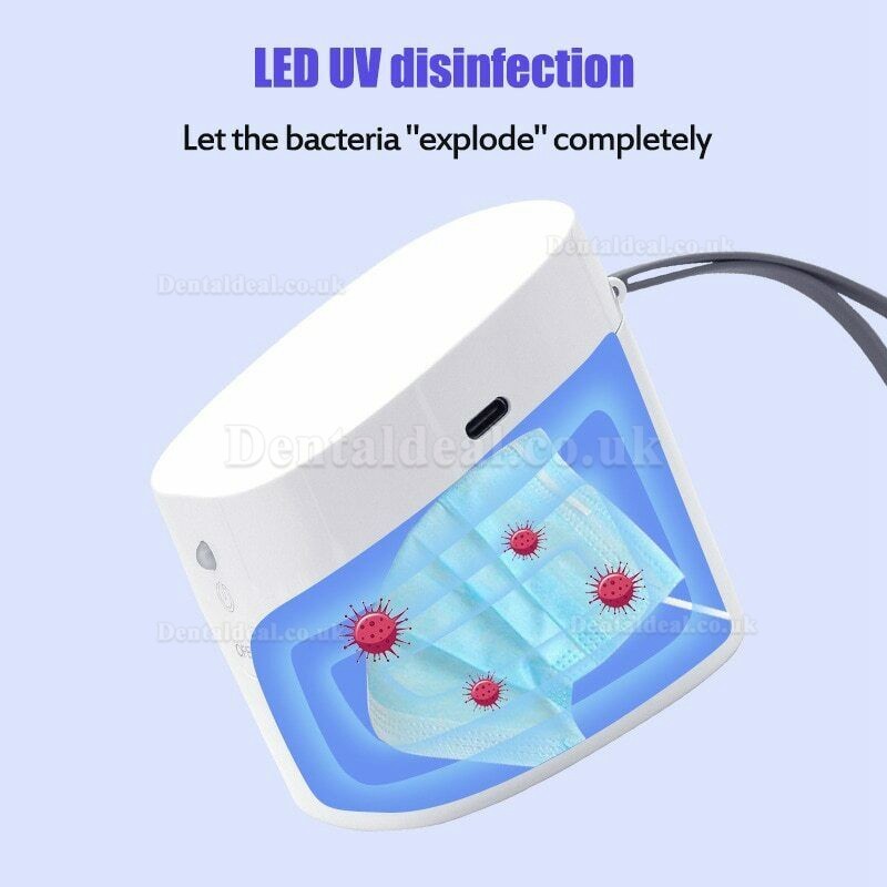 Portable UV Sterilizer Box 59s Fast UV Light Disinfection Cabinet Home Box