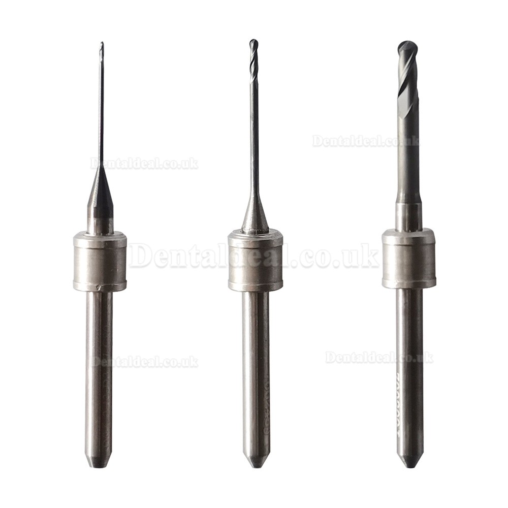 Dental Lab Diamond Coated Milling Burs Fit Amann Girrbach Zirconia/PMMA Milling Cutter