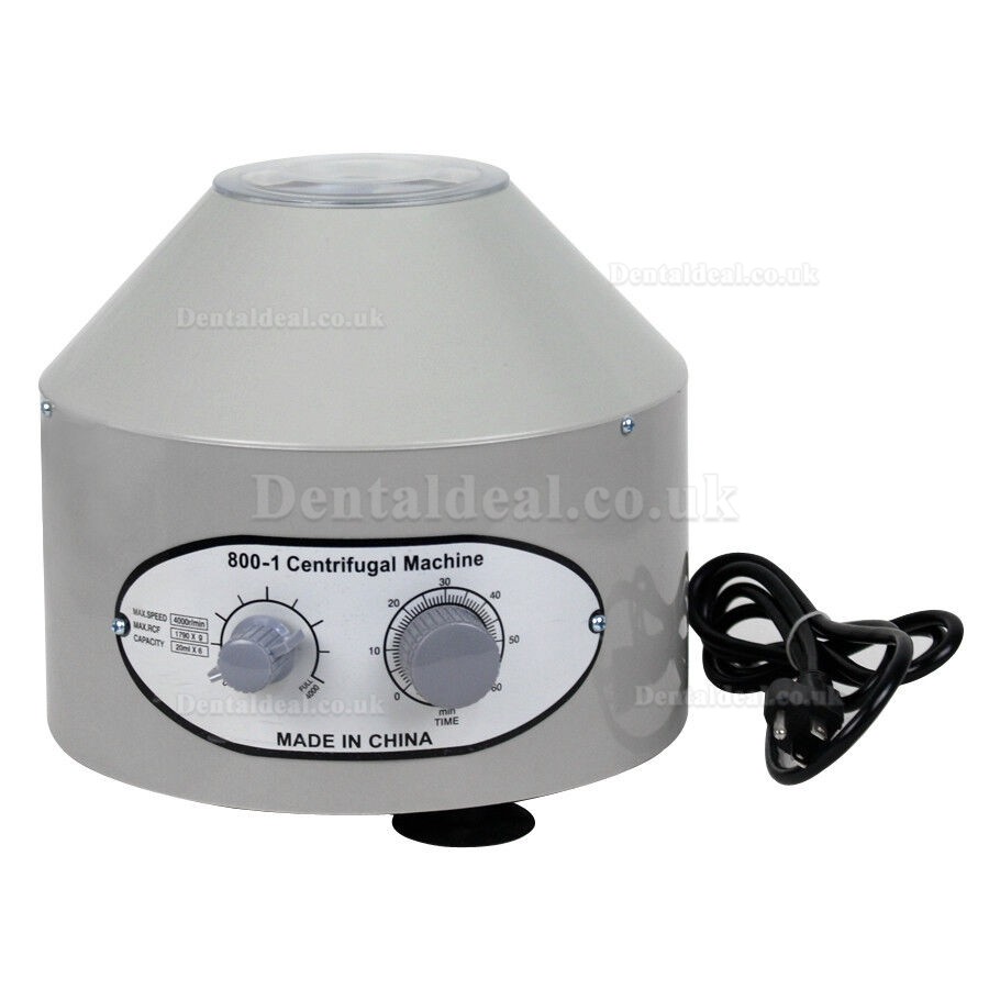 800-1 Electric Centrifuge Machine for Lab Industrial Medical 4000RPM 20ml x 6