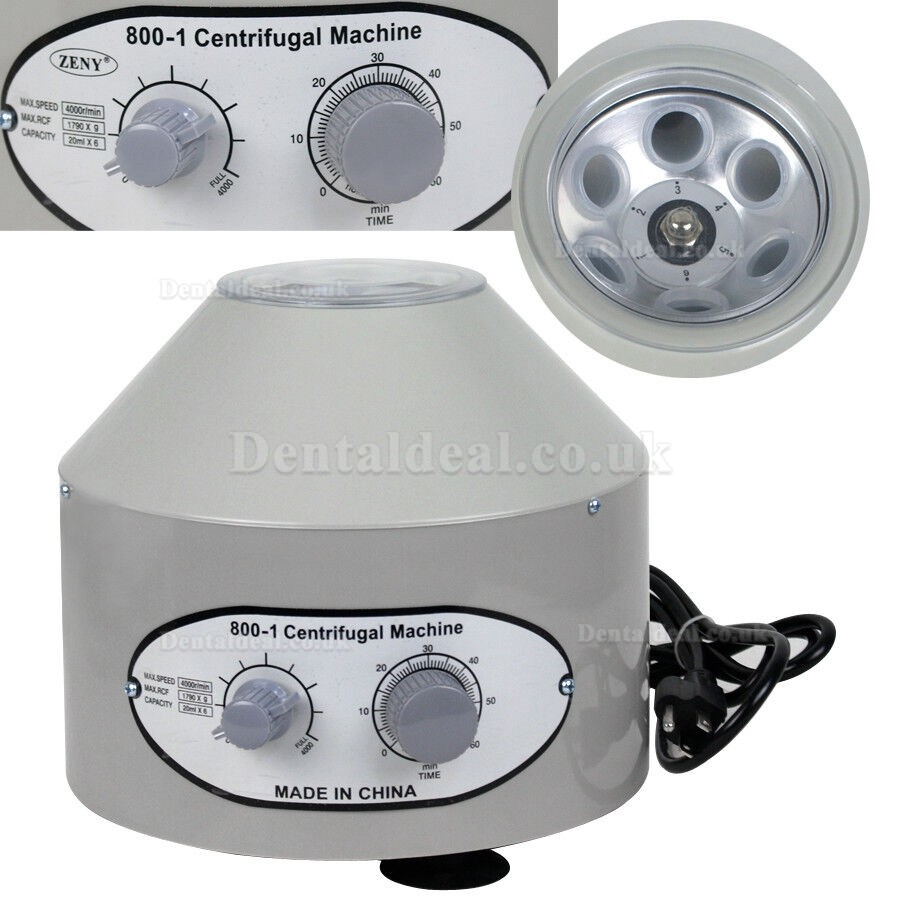 800-1 Electric Centrifuge Machine for Lab Industrial Medical 4000RPM 20ml x 6