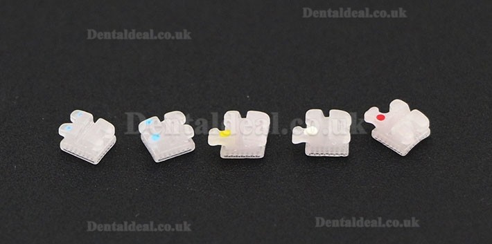 1Pack/20Pcs Dental Orthodontic Metal Brackets Braces Mini Roth 022 345 Hooks