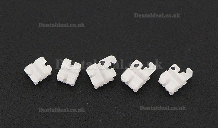 20Pcs/5Pack Dental Orthodontic Ceramic Bracket Braces MBT 022 345 Hooks