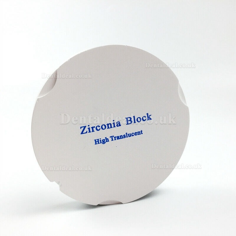 Dental Zirconia Ceramic Blocks Material For ZirkonZahn System OD95mm ST/HT