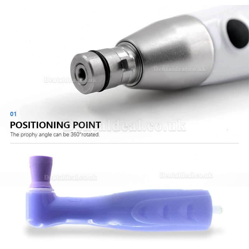 Electric Dental Wireless Hygiene Prophy Handpiece 360° Swivel 6-speed Settings