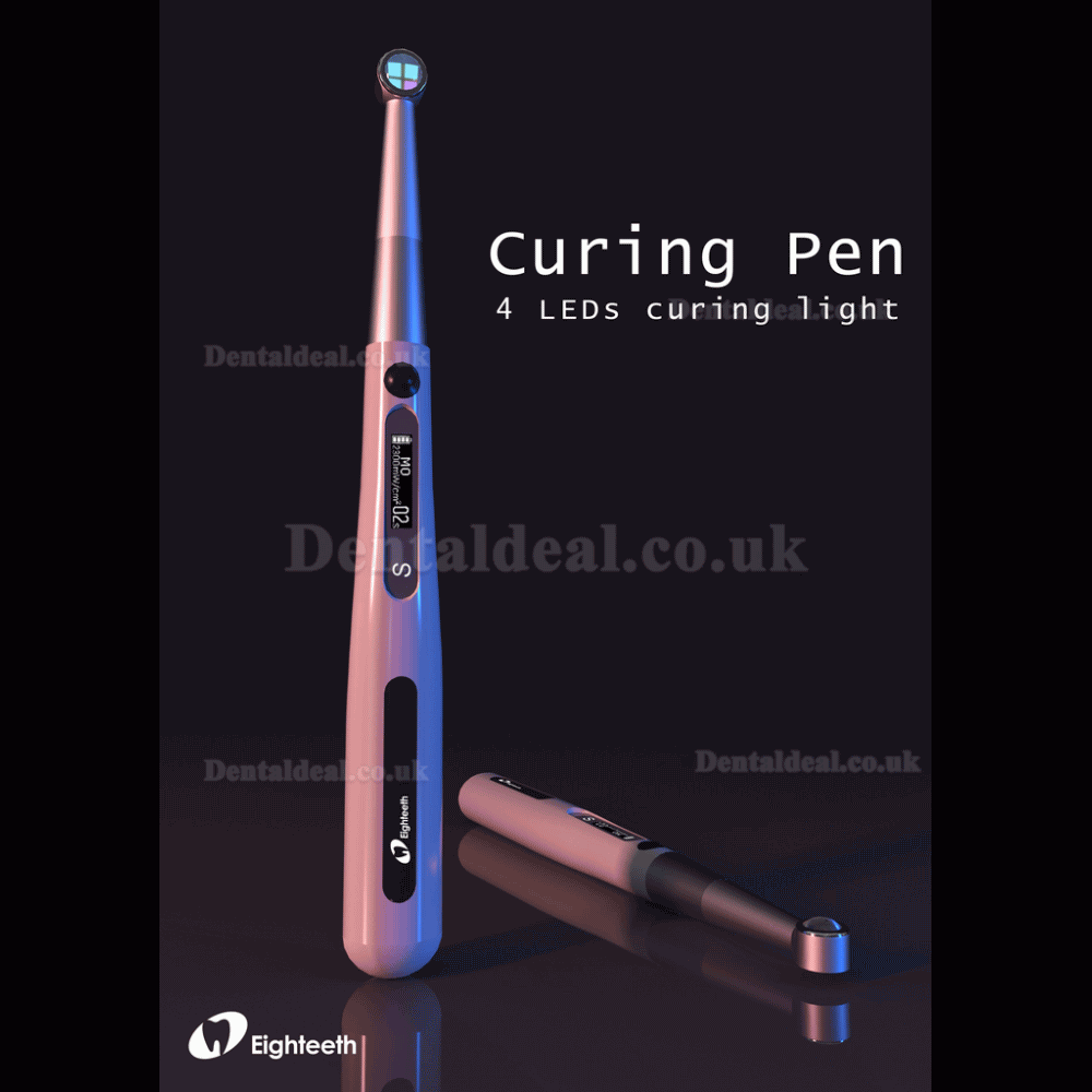 Eighteeth Curingpen Dental Cordless LED Curing Light with Caries Detector