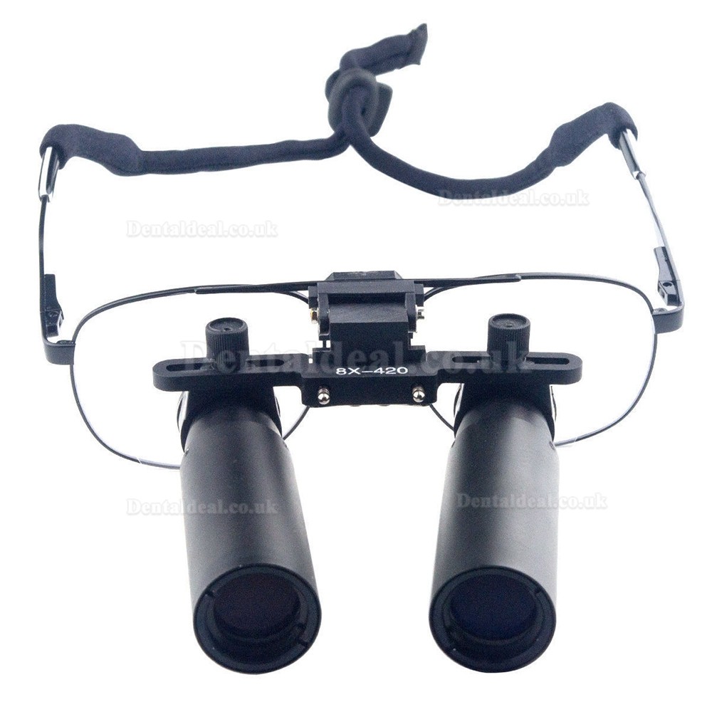 Ymarda 8.0X 420mm Dental Binocular Loupes Medical Loupes Dentist Magnifier Metal Frame