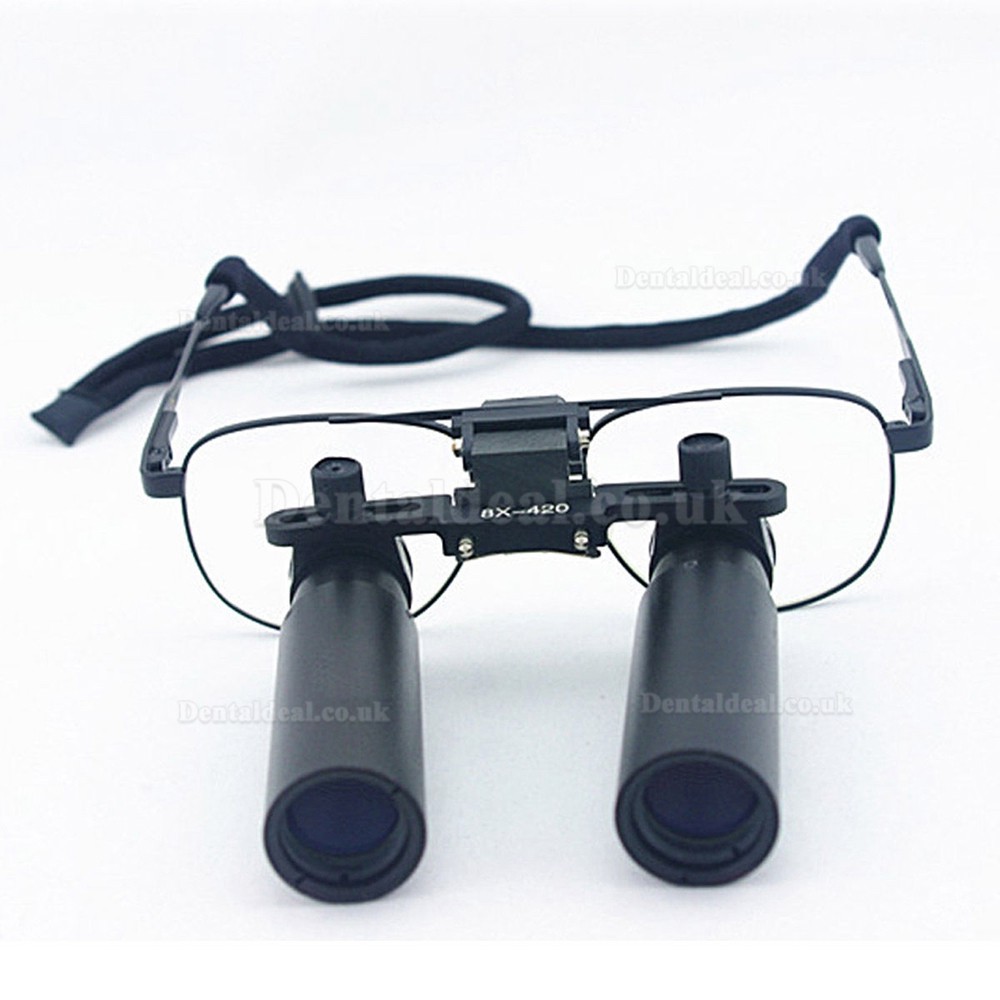 Ymarda 8.0X 420mm Dental Binocular Loupes Medical Loupes Dentist Magnifier Metal Frame