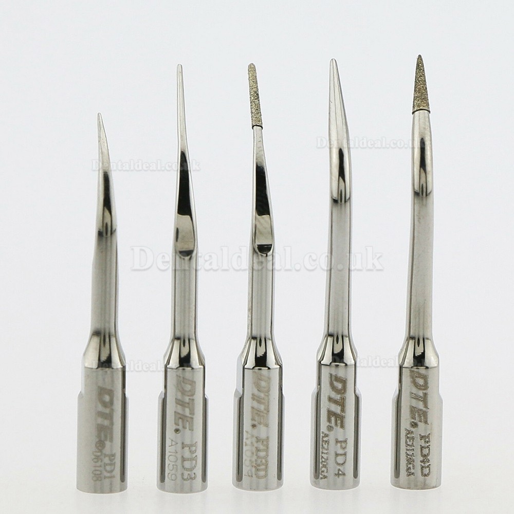 10Pcs Woodpecker DTE Dental Ultrasonic Scaler Tips Endodontics Periodontal Fit NSK Satelec