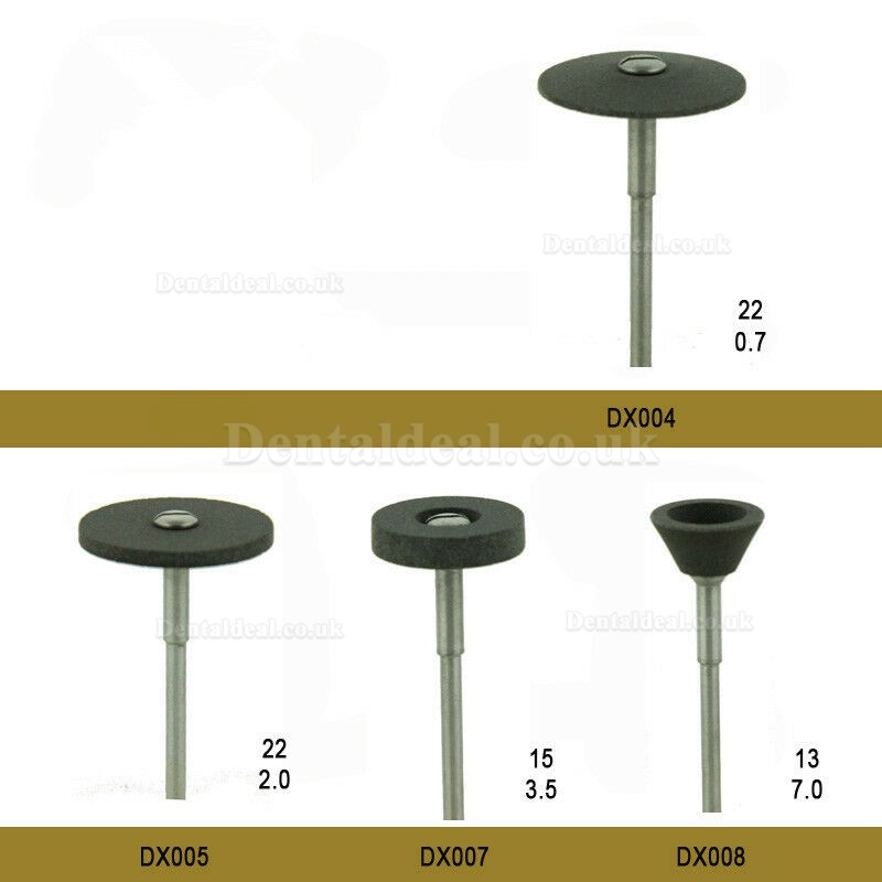 5 PCS Dental Lab Diamond Grinder For Zirconia & All-Ceramics Polishing