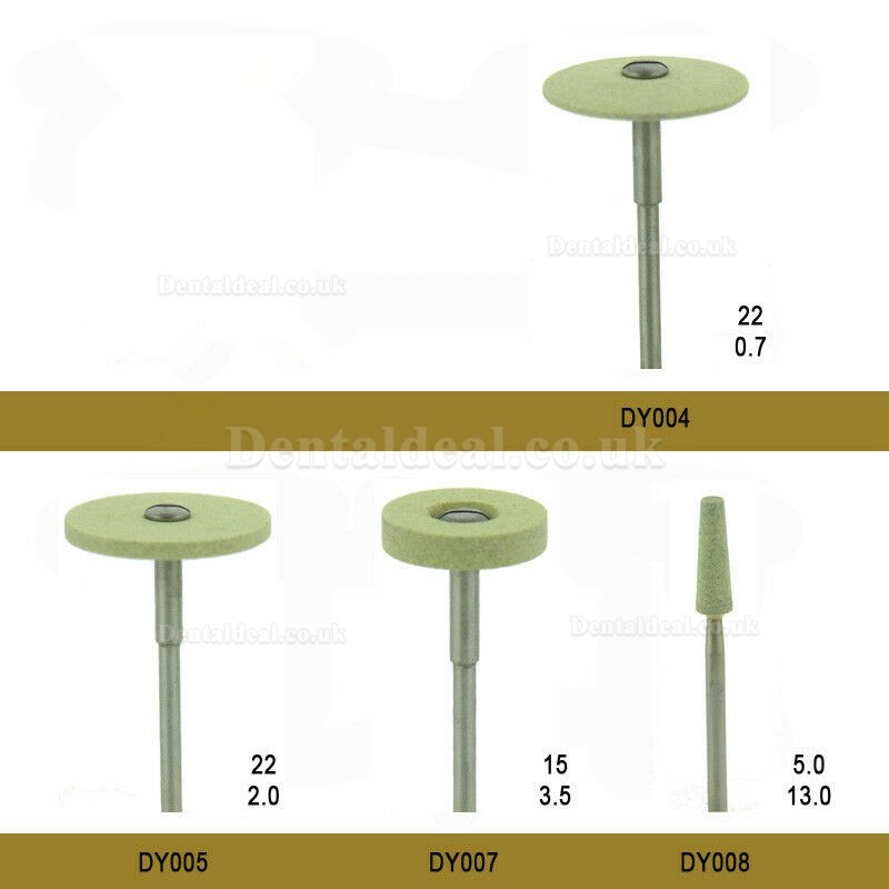 5 PCS Dental Lab Diamond Grinder For Zirconia & All-Ceramics Polishing