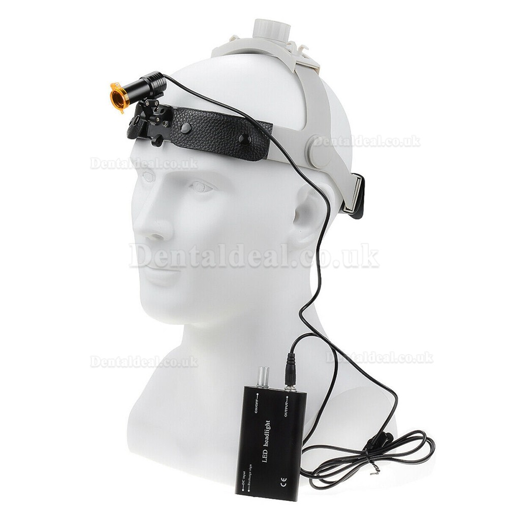 Dental Medical 5W LED Head Light w/ Filter Headband Headlamp ENT Oral Gynecology