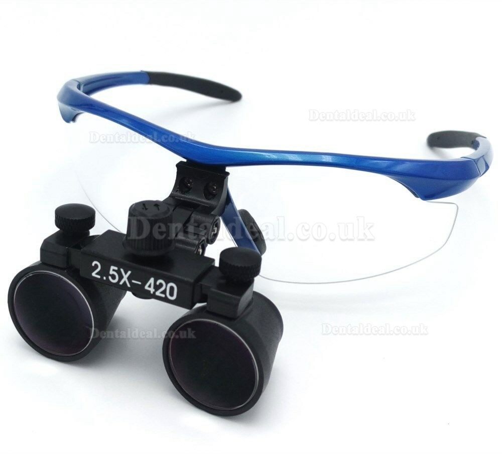 Dental Surgical Medical Binocular Loupes 2.5X420mm Optical Glass DY-101