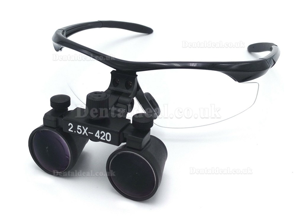 Dental Surgical Medical Binocular Loupes 2.5X420mm Optical Glass DY-101