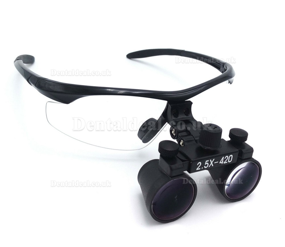 Dental Surgical Medical Binocular Loupes 2.5X420mm Optical Glass DY-101