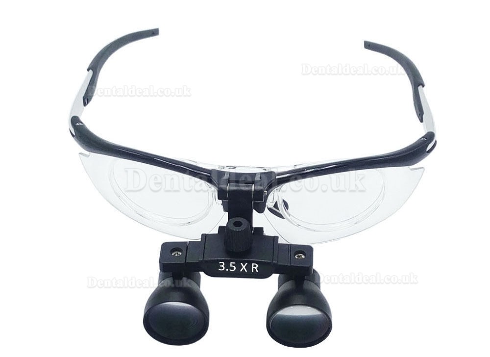 Dental 3.5X Medical Binocular Loupes Magnifier Antifogging Aluminum Frame DY-112