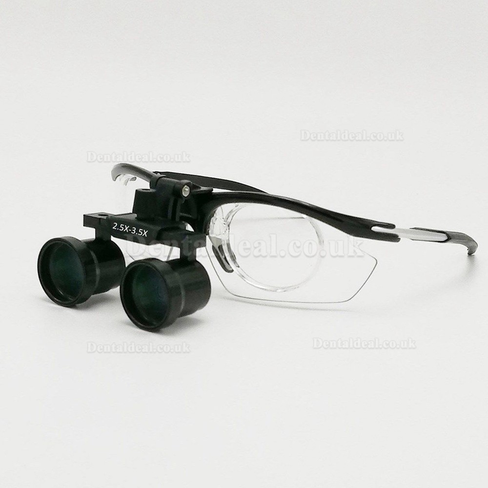 2.5X-3.5X Dental Surgical Medical Binocular Loupes Variable Magnification DY-113