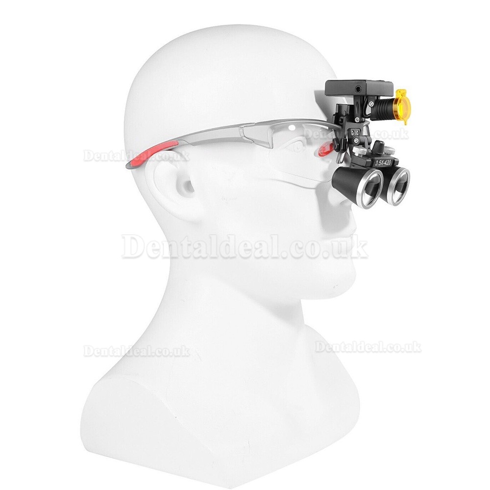 DY-117 3.5X Dental Surgical Loupe + DY-010 Wireless 3W LED Headlight