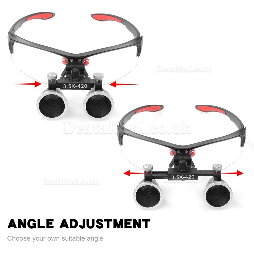 DY-117 3.5X Dental Surgical Loupe + DY-010 Wireless 3W LED Headlight