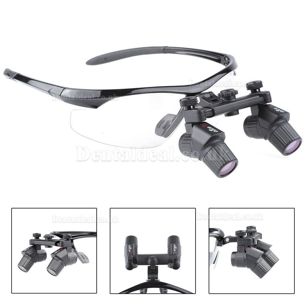 4.0X 450mm Ergonomic Ergo Surgical Loupe Ergo Magnifying Glasses + 5W Wireless LED Headlight