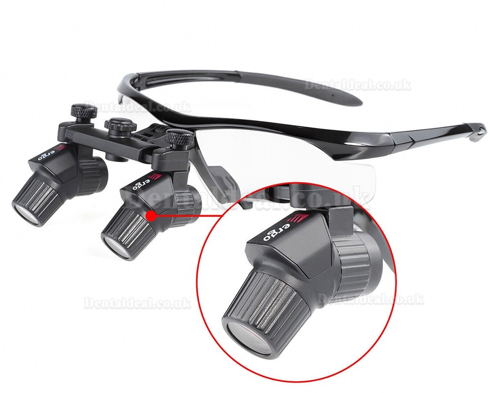 4.0X 450mm Ergonomic Ergo Surgical Loupe Ergo Magnifying Glasses + 5W Wireless LED Headlight