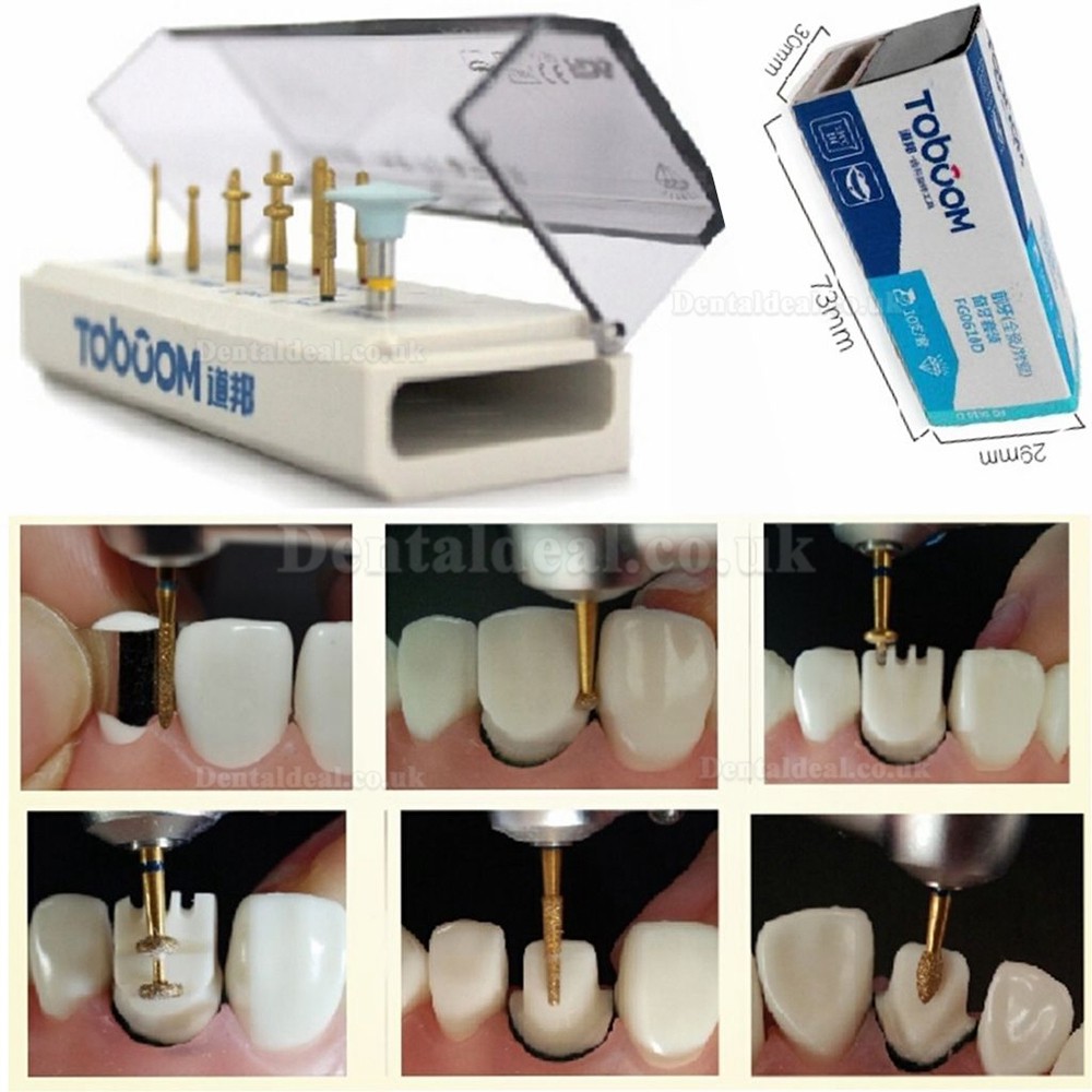 10PCS/Kit Dental Porcelain Anterior Teeth for Ceramics Zirconia Crowns FG 0610 D