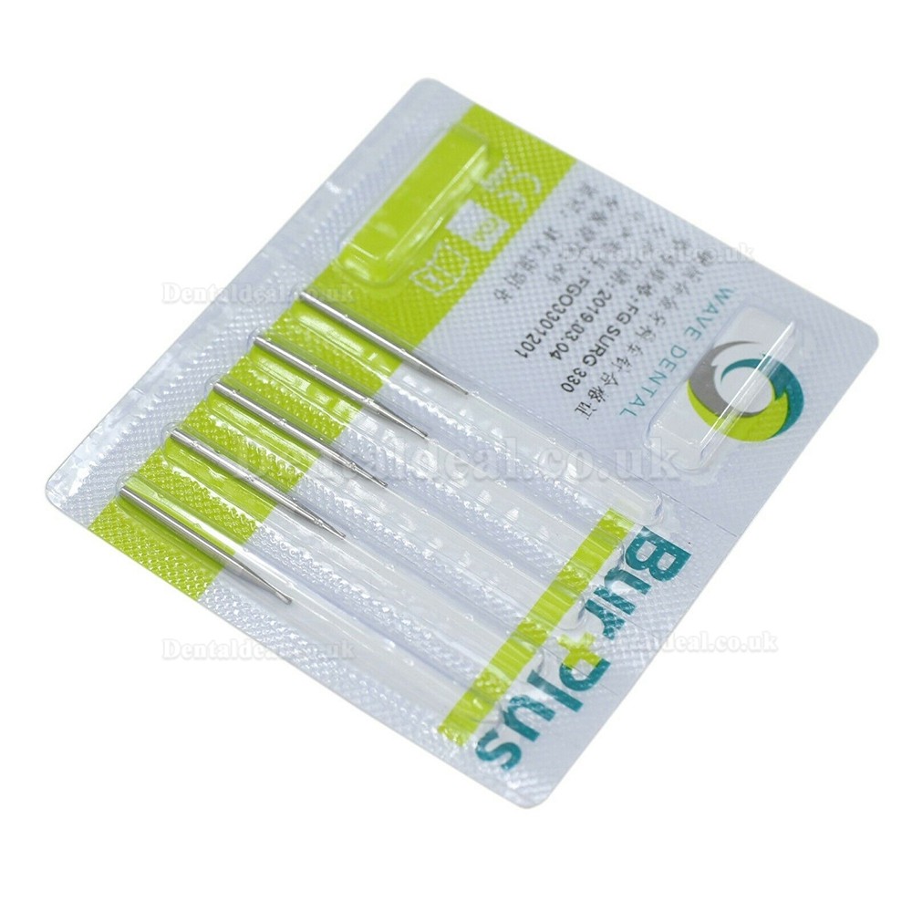 10Pcs FG Surgical Length 330 Burs Dental Friction Grip Pear Head Carbide Burs