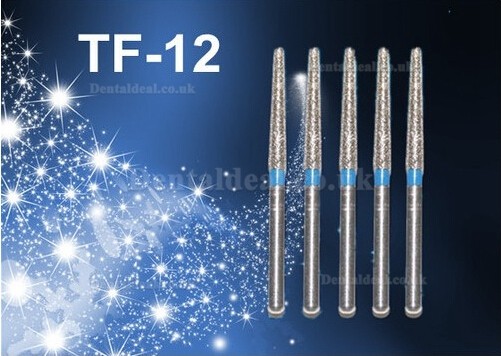 100 Pcs 1.6mm FG TF-12 Dental Bur Bits Drill