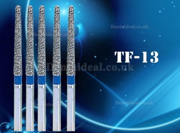 100 Pcs 1.6mm FG TF-13 Dental Diamond Bur Bits Drill