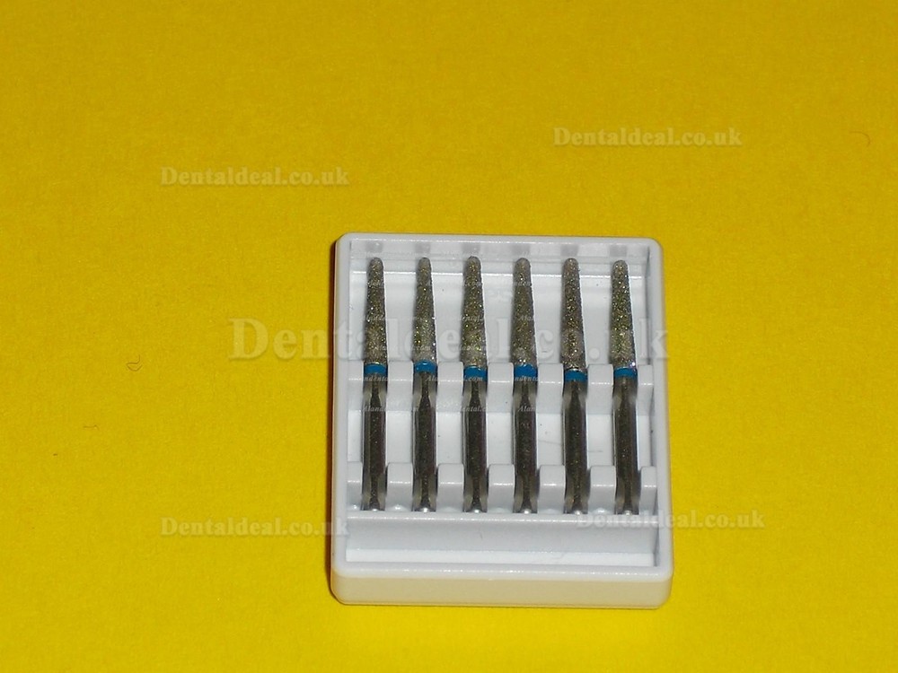 100 Pcs 1.6mm FG TF-13C Dental Diamond Bur Bits Drill