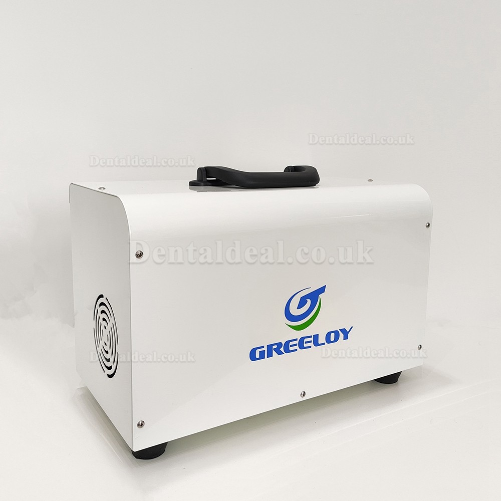 Greeloy Portable Dental Unit Cart GU-P302 with Air Compressor GU-P300+ Curing Light+ Scaler Handpiece