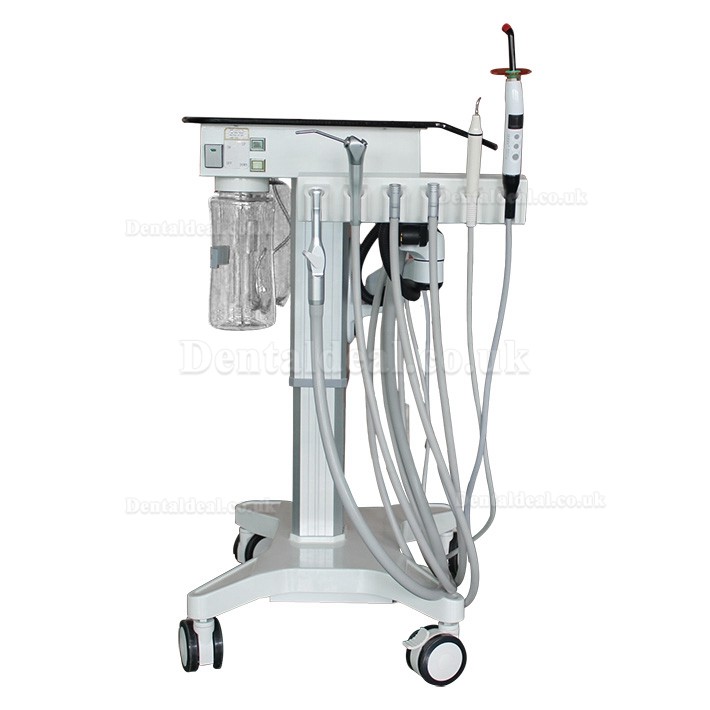 Greeloy GU-P 302S Adjustable Portable Mobile Dental Delivery Cart Unit Treatment System