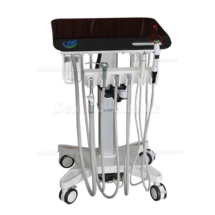 Greeloy GU-P 302S Adjustable Portable Mobile Dental Delivery Cart Unit Treatment System