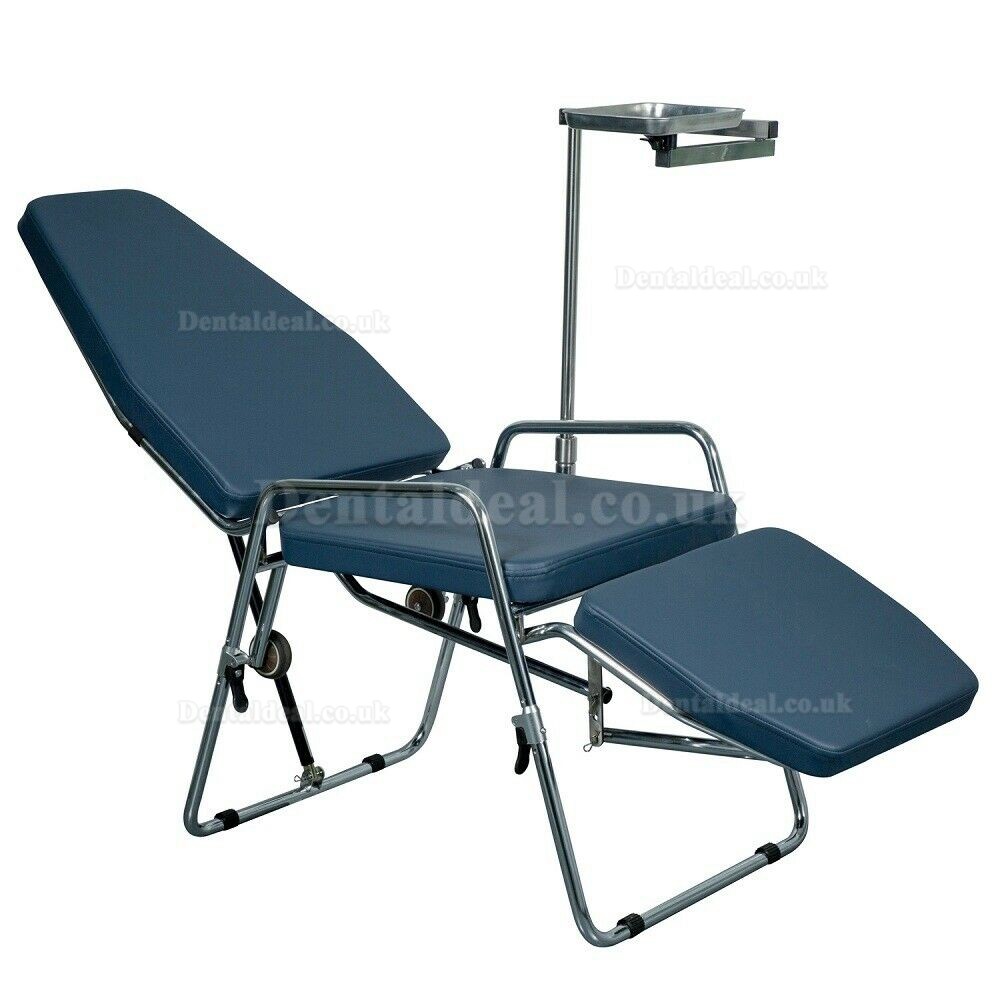 Greeloy GU-P101 Adjustable Foldable Portable Dental Chair + Dentist Folding Stools Kit