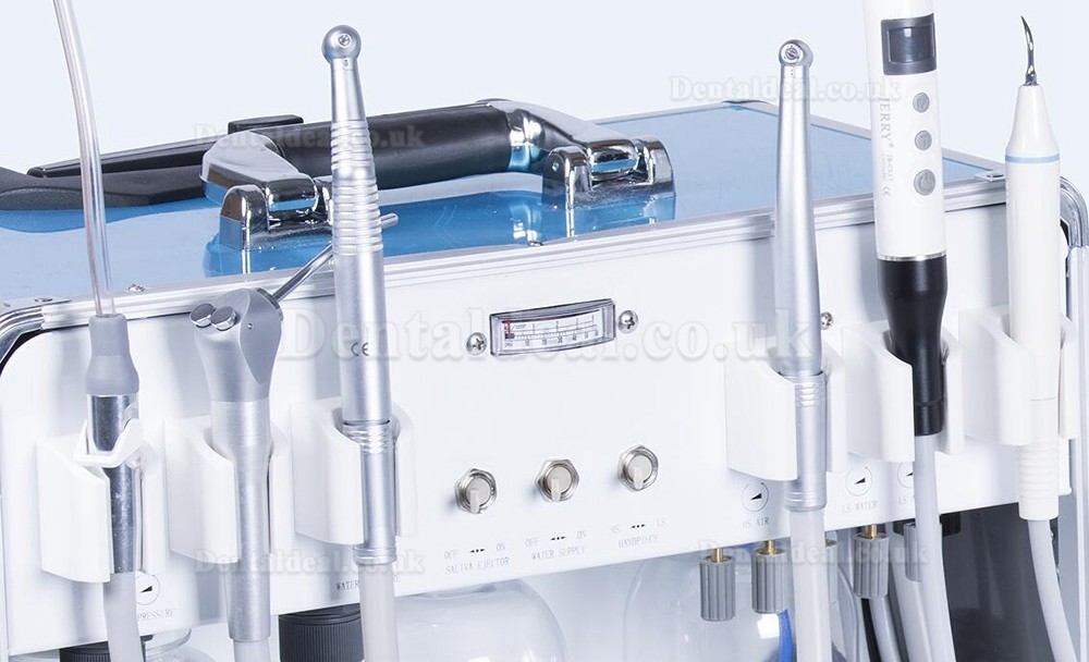 Greeloy® GU-P206 Portable Dental Unit with Air compressor (with curing light and scaler handpiece)